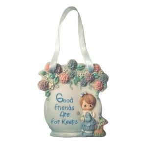 Precious Moments Small Porcelain Plaque